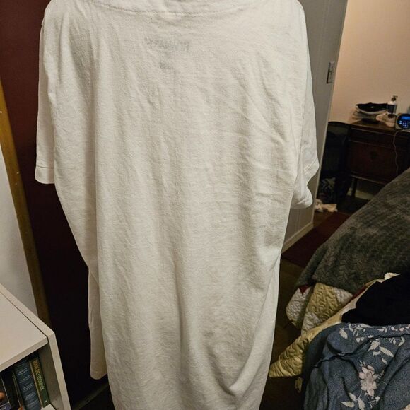 ROAMAN"S 1X PIT TO PIT 25 LENGTH 33 EX COND  WHITE - Picture 2 of 4